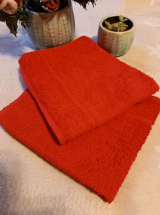 2 serviettes rouge