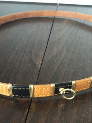 Ceinture Cuir Vintage