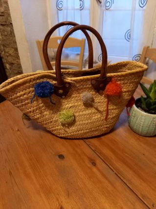 Panier en paille 