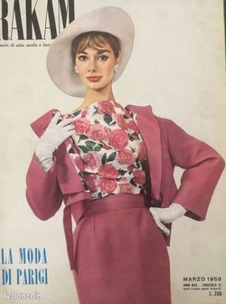RAKKAM revue de mode italienne 1956