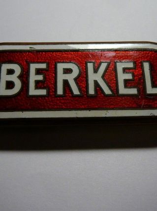 plaque émaillée de la maison  berkel 