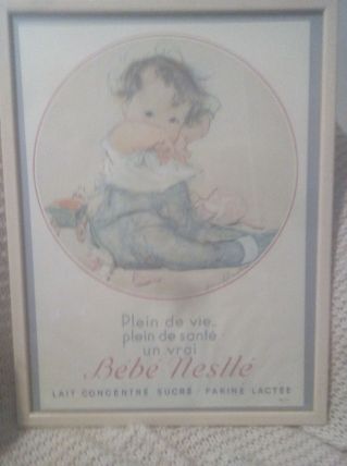 Publicité ancienne Bébé Nestlé