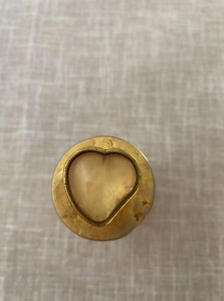 Etui VAPO Yves st Laurent en métal doré 