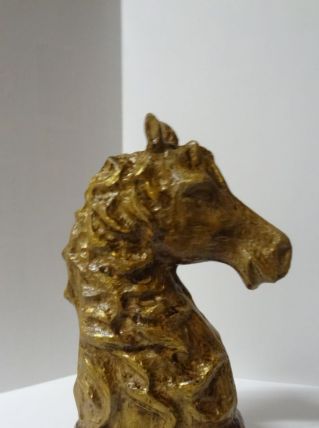 sculture tete de cheval 3D