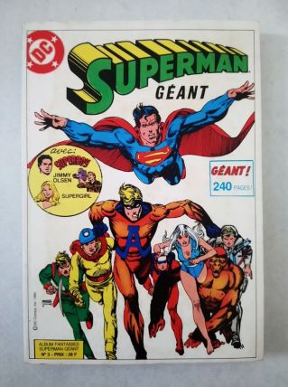 Album BD relié Superman Géant Hors-série N° 3, 1984