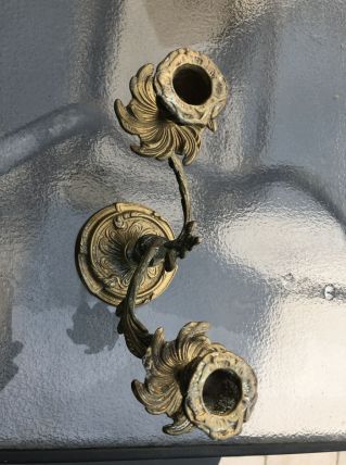 bougeoir deux bougies