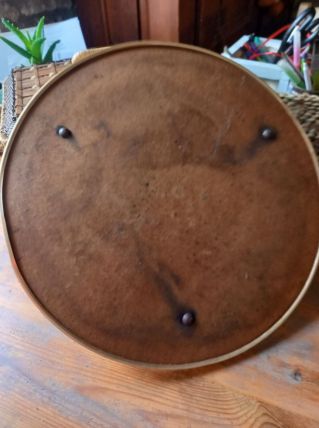 Cadre rond en laiton 