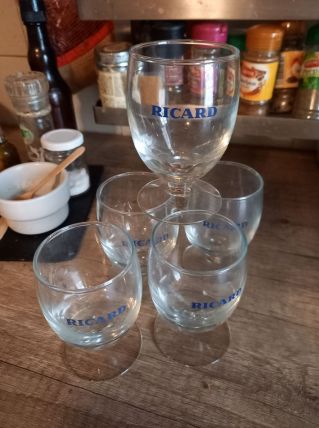 5 verres Ricard