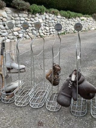 Vestiaire valet piscine ancien vintage