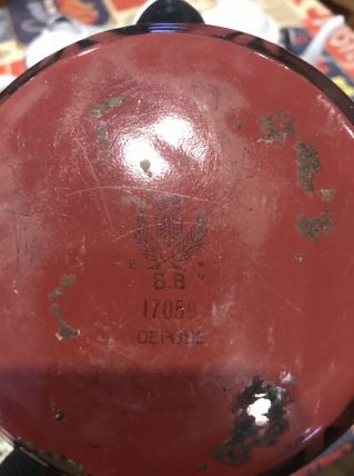 Théière émaillée 