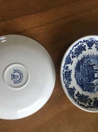 Lot de 2 assiettes anglaises