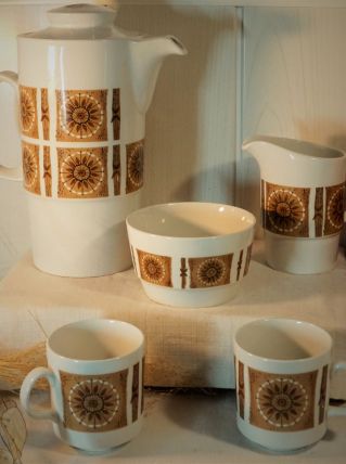 Service à café porcelaine vintage