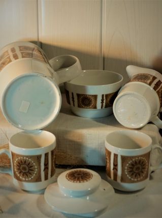 Service à café porcelaine vintage