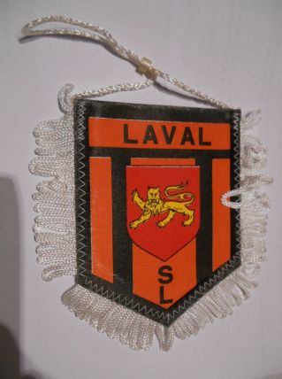 LAVAL fanion vintage football foot pennant wimpel 