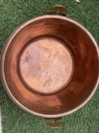 bassine à confiture en cuivre 31cm