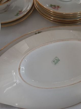 Service thé Porcelaine de Limoges