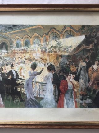 Gravure Belle Epoque