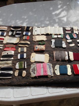 echantillons paquets laine a repriser st pierre vintage 