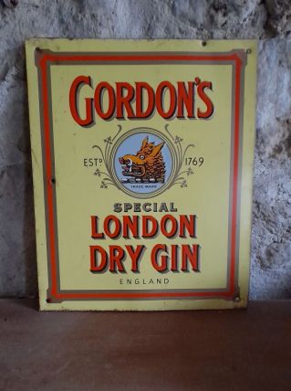 Plaque métal GORDON'S 