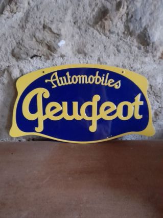 Plaque métal Peugeot 