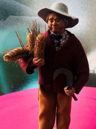 Santon de Provence, ramasseur de blé, Devillaine