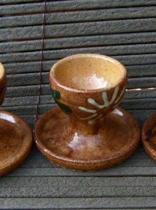 Coquetiers artisanal lot de 4
