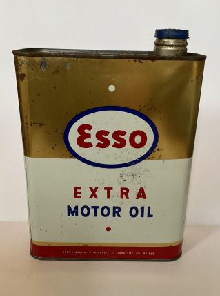 Ancien bidon d'huile ESSO