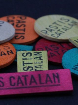 Lot de jetons publicitaires anciens pastis catalan