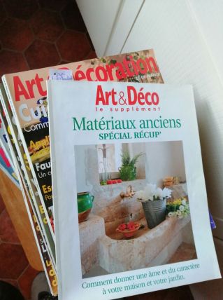 Revues Art &amp; Decoration 1974 à 2007