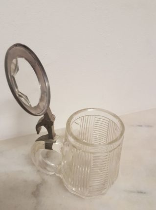Chope à bière vintage verre