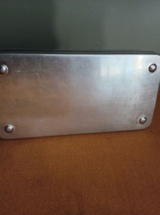  boite vintage médical en métal poli