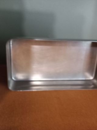  boite vintage médical en métal poli