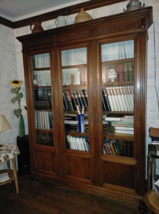 Bibliothèque en bois 3 portes 