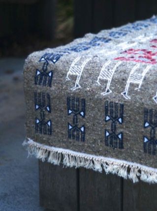 Petit tapis berbère en laine