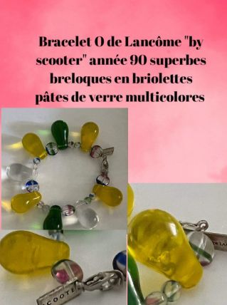 Bracelet O de Lancôme scooter Paris 