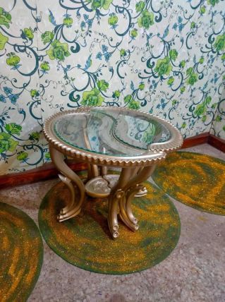 Table basse en bois de hetre