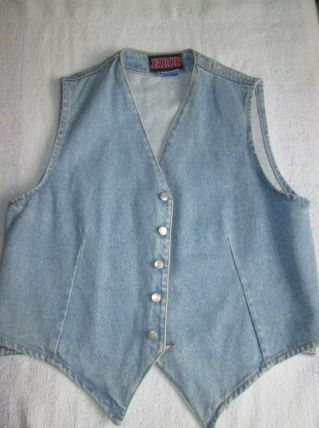Veste/Gillet Sans Manche En Jean Taille 1/S