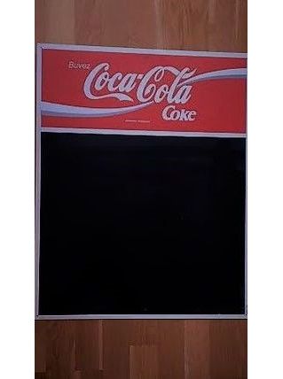 tableau ardoise publicitaire Coca  Cola vintage  décoration/