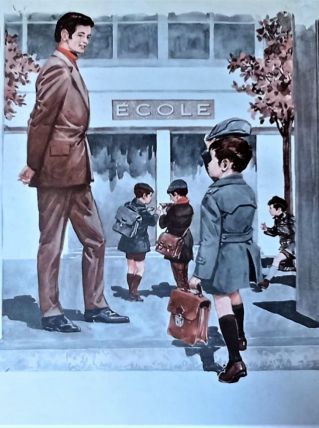 Affiche scolaire Série IM 1  1b-2b éditions MDI1973