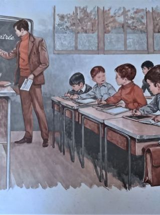 Affiche scolaire Série IM 1  1c-2c éditions MDI1973