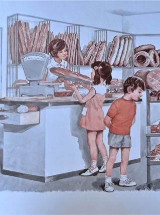 Affiche scolaire Série IM 1  13c-14c éditions MDI1973