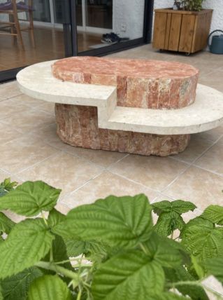 Table basse vintage design Magnussen Ponte, 1980s