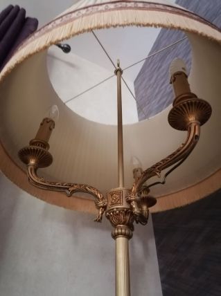 Magnifique lampadaire sur pied vintage 