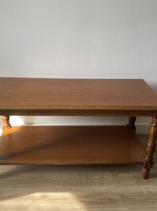 Table basse ou de vestibule en bois de chêne 