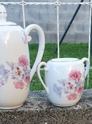 Cafetière, sucrier, pot lait vintage
