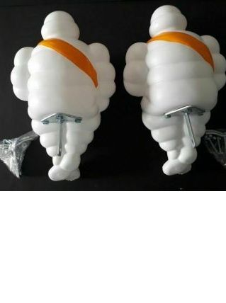  2 Bibendum michelin 21cm 