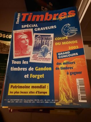 Vends un lot de 102 numéros de Timbre Magazine