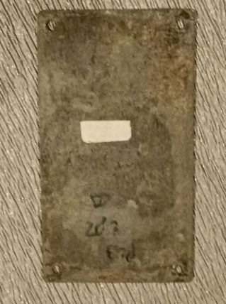 Plaque de décoration SNCF " En cas de danger tirez la poigné