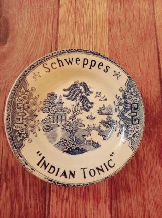 Cendrier vide poche Schweppes Lunéville 