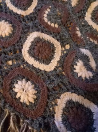Châle recouvre épaules crochet 